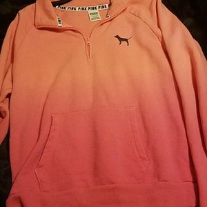 PINK Half-Zip Pullover